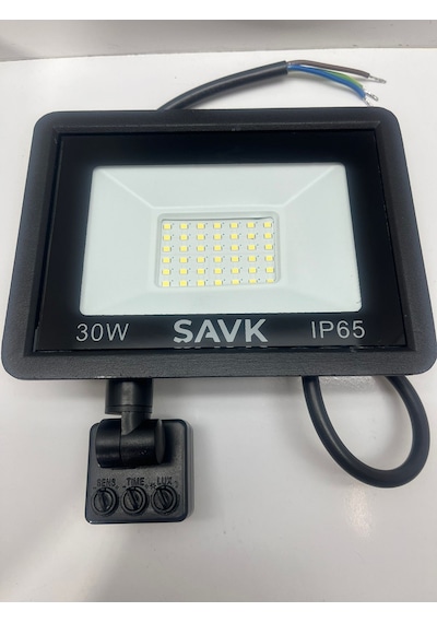 Sensörlü Led Projektör 30 Watt 6500k Beyaz Işık Şavk Seçenekler