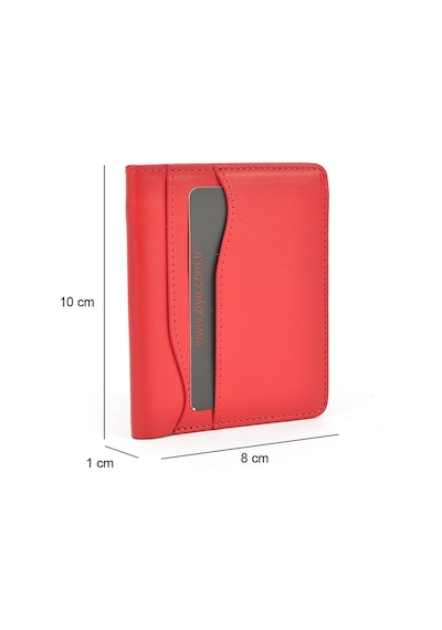 Ziya, Unisex Hakiki Deri Kartlık 1539852z02 Kırmızı 1539852z02 225 Kırmızı