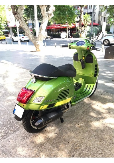 Bay Etiket Sts10 Mat Sari Sıyah Vespa Gts250/300 Yan Cita Seti