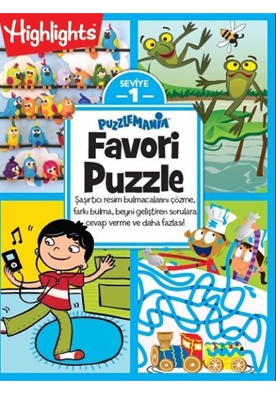 Highlights Puzzlemania Favori Puzzle 4 Lü Set