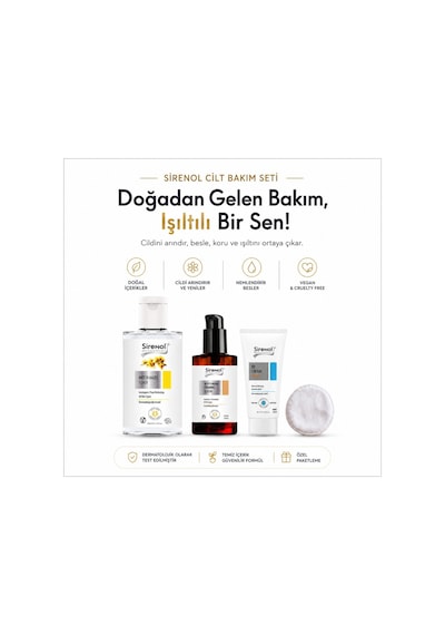Sirenol Organik Gözenek Karşıtı Ve Sıkılaştırıcı Tam Bakım Seti