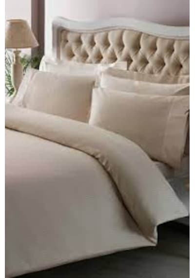 Taç Premium Basic Saten Krem Nevresim Takımı Çift Kişilik Krem