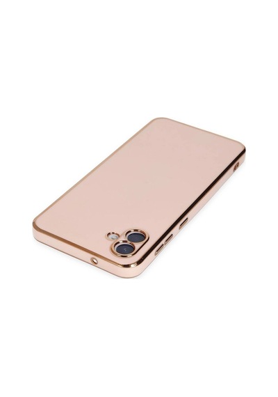 Samsung Uyumlu Galaxy A04 Kılıf Volet Silikon - Pembe Evimdeyokyok