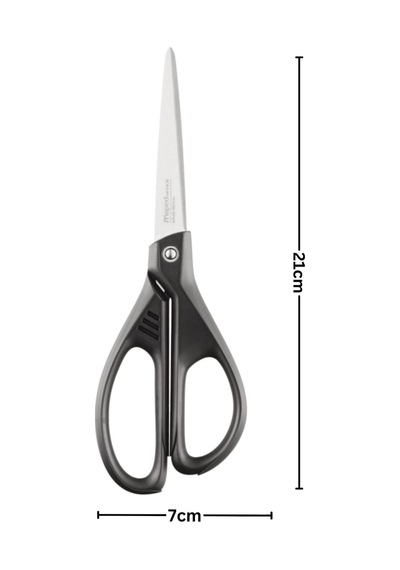 Ofis Ve Kırtasiye 468110 Asimetrik Ofis Makası, 21 Cm
