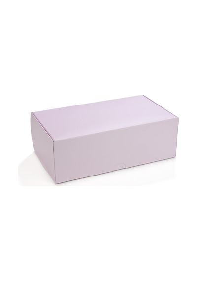 Kurabiye Kutusu Pembe-mavi 21 X 12 Cm 100 Adet