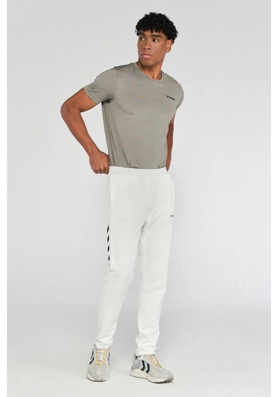 Hummel Falconzo Tapered Pants 931076-9003 Beyaz Erkek Eşofman Altı Beyaz