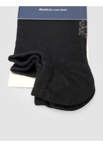 Bambu Siyah Erkek Sneaker Çorap Siyah