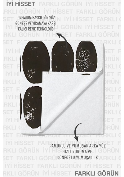 Soyut Taş Desenli Modern Plaj Havlusu-siyah Beyaz Minimalist Akdeniz Hızlı Kuruyan Mikrofiber Havlu Sessiz Lavanta Soyut Taş Desenli Modern Plaj Havlusu-siyah Beyaz Minimalist Akdeniz Hızlı Kuruyan Mikrofiber Havlu Sessiz Lavanta