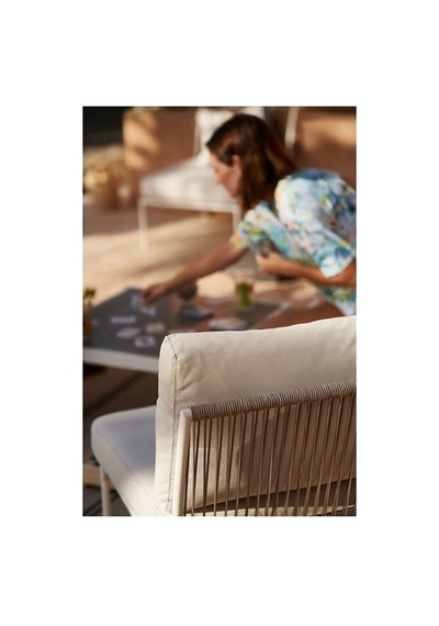 Ikea Segerön Bahçe Köşe Koltuğu, Beyaz-bej