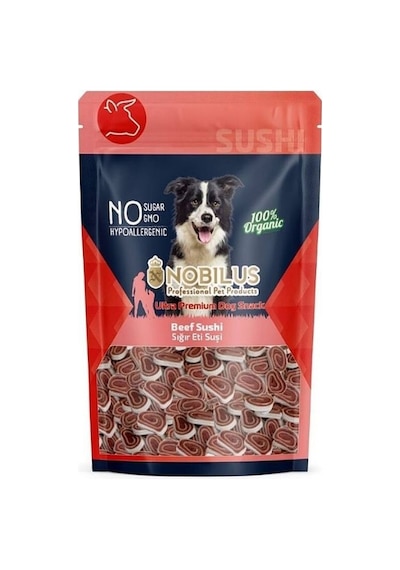 Nobılus Sığır Etli Suşi Köpek Ödül Maması 80gr