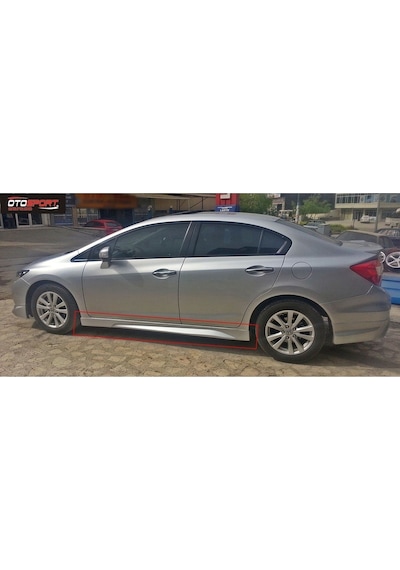 Honda Civic Fb7 Marşpiyel Sağ Sol Takım Fiberglass Boyasız