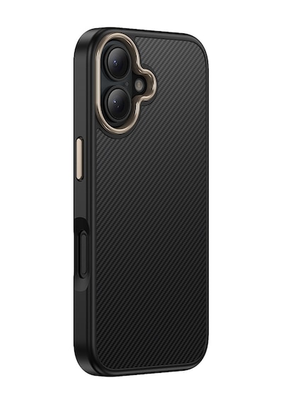 Nourthkiingdom Apple Uyumlu iPhone 16 Plus Kılıf M-safe Şarj Özellikli Karbon Fiber Görünümlü Nrtk Antina Kapak - Mavi Mavi