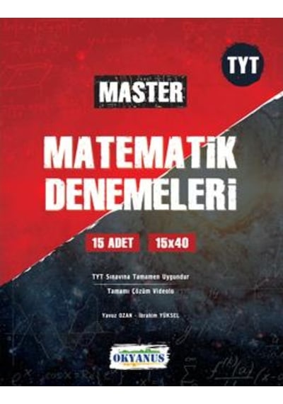 TYT Master 15 Matematik Denemeleri  -  Sonay Aydın  -  Okyanus Eğitim