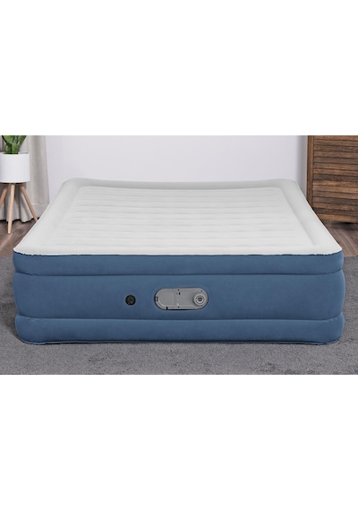 Bestway 67624 Alwayzaire Çift Kişilik Dahili Çift Pompalı Şişme Yatak 2.03m X 1.52m X 46cm Mavi