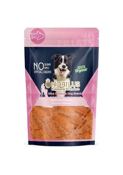 Nobılus Somonlu Fileto Köpek Ödül Maması 80gr