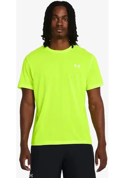 Under Armour Launch Sleeve Erkek Sarı T-shirt 1382582-731 Sarı