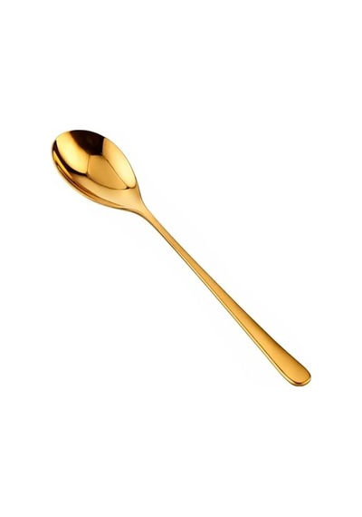 Altın Renk Paslanmaz Çelik Kaşık, Modern Ve Lüks Tasarım, Ergonomik Tutuş, Dayanıklı Çelik Yapı, Şık Sunumlar, Sofra Servisi, Restoran Ve Günlük Kullanım İçin Premium Kalite