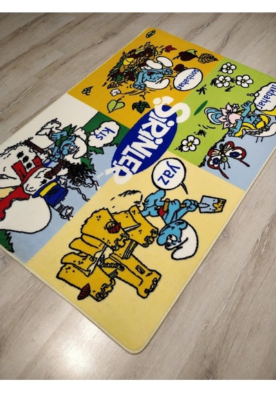 Şirinler Saray Kids Buklejel 3176L Çocuk Halısı 100X150 Cm Çok Renkli