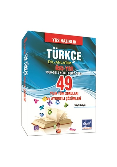 Ygs Hazırlık Türkçe Dil Anlatım 49 Yılın Tüm Türkçe Dil Anlatım