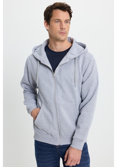 Tudors Unisex Relax Fit Rahat Kesim Pamuklu İçi Polarlı Çift Cepli Tam Fermuarlı Gri Kapüşonlu Sweatshirt-41650 Gri Tudors Unisex Relax Fit Rahat Kesim Pamuklu İçi Polarlı Çift Cepli Tam Fermuarlı Gri Kapüşonlu Sweatshirt-41650 Gri