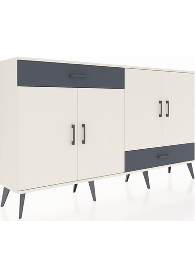 Arges Konsol 5 Raflı 2 Çekmeceli 4 Kapaklı 176x30x99 Aytaşı-aytaş Aytaşı-aytaşı/antrasit Arges Konsol 5 Raflı 2 Çekmeceli 4 Kapaklı 176x30x99 Aytaşı-aytaş Aytaşı-aytaşı/antrasit