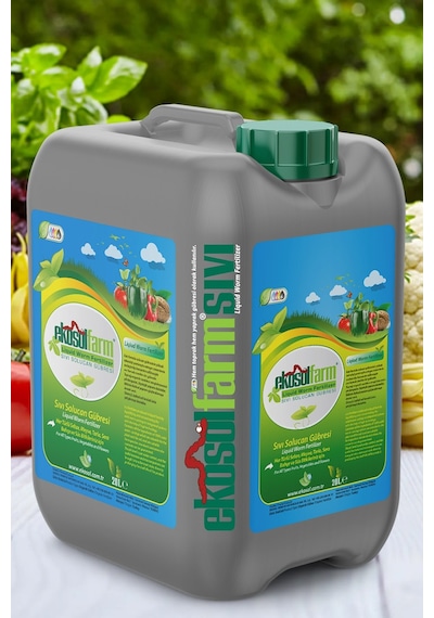 EkosolFarm Organik Sıvı Solucan Gübresi 20 L