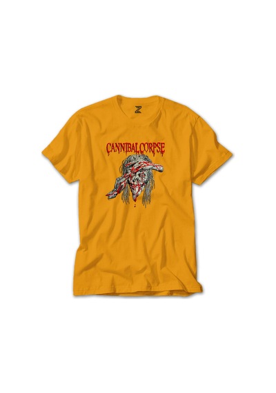 Cannibal Corpse Eyes Sarı Tişört