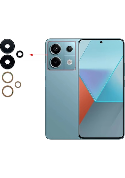 Xiaomi Uyumlu Redmi Note 13 Pro 4g Kamera Lensi Cam 23117ra68g, 2312fpca6g