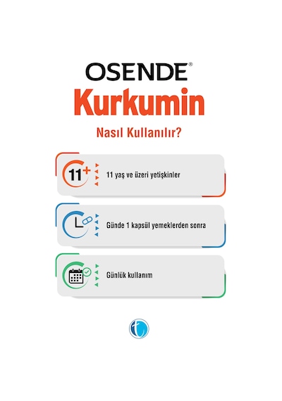 Osende Kurkumin  30 Yumuşak Kapsül