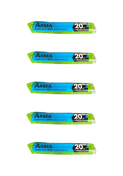 Arma Naylon Tadilat Boya Koruyucu Örtü Poşet Folyo - 4x5 Metre - 20 M2-5 Paket