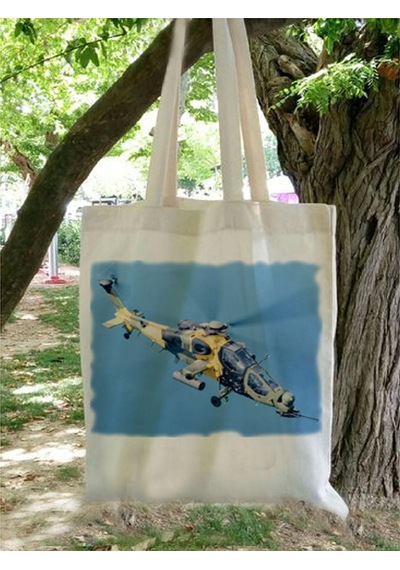 Anahtarlık Sepeti Bez Çanta - Atak Helikopter