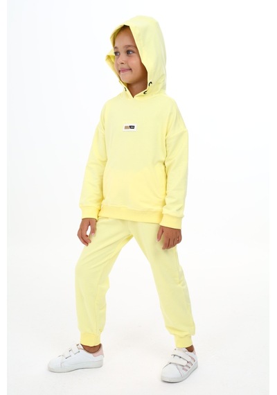 Toontoy Kids Toontoy Kız Çocuk Eşofman Takım Açık Sarı