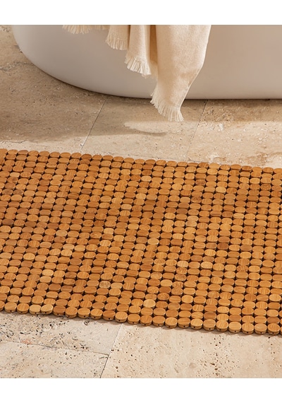 English Home Bamboo Bambu Duş Kaydırmazı Bej Bej