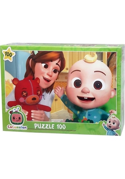 Laço Kids Cocomelon 100 Parça Puzzle Playtime, Çocuklar İçin Yapboz