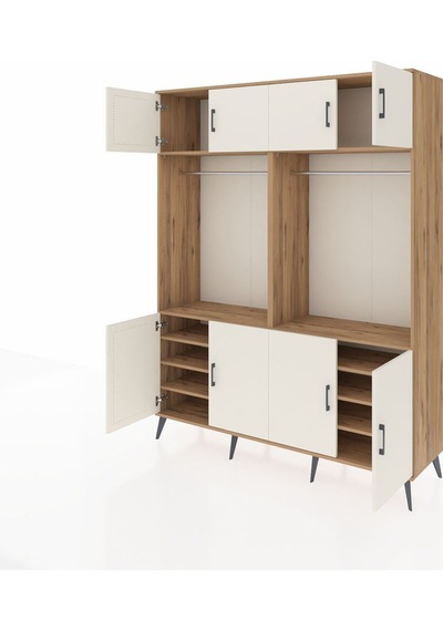 Hyperion Gardrop 10 Raflı 8 Kapaklı 2 Askılı 176x44x221 Çam-aytaşı/çam Aytaşı/çam Hyperion Gardrop 10 Raflı 8 Kapaklı 2 Askılı 176x44x221 Çam-aytaşı/çam Aytaşı/çam