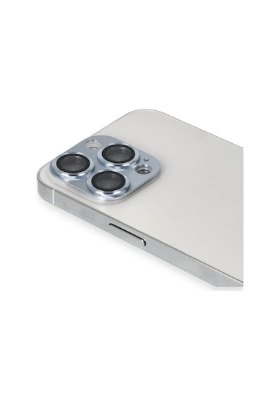 iPhone Uyumlu 13 Pro Max Pers Alüminyum Kamera Lens - Sierra Blue Çok Renkli