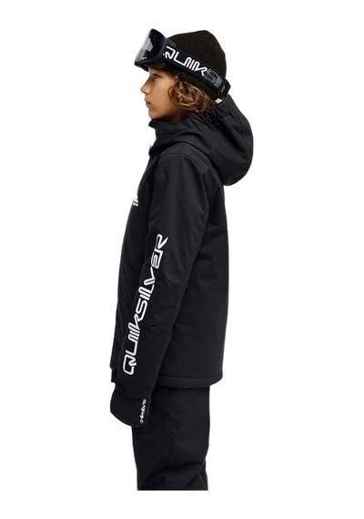 Quiksilver Mıssıon Solıd Yth Jk Çocuk Siyah Snowboard Ceketi 10011