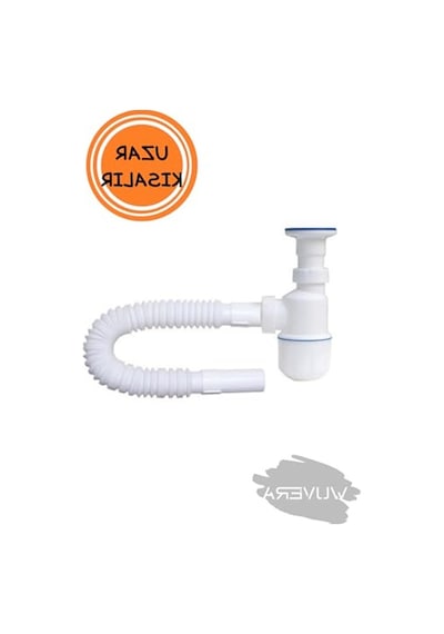 Körüklü Tahliye Taslı Lavabo Sifonu, Depolu Gider Borusu İle Altın