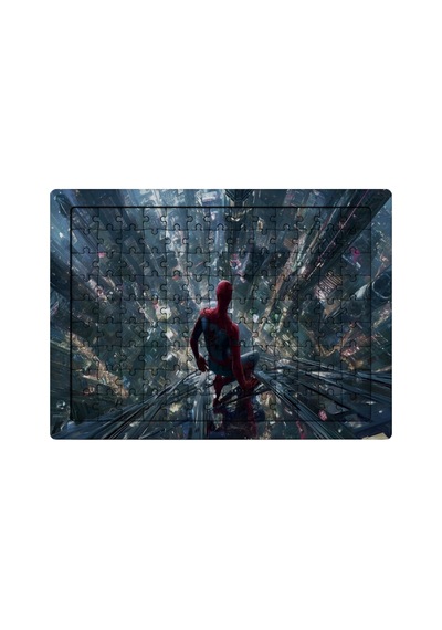 Ghostbastır Design Spiderman 99 Parça Ayaklı Puzzle Dekoratif Çocuk Yapbozu 015
