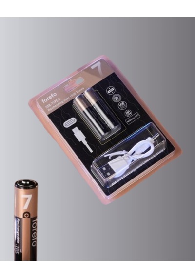 Hızlı Şarj Teknolojili Usb Şarjlı Aaa Pil 40 Dakikada Tam Şarj