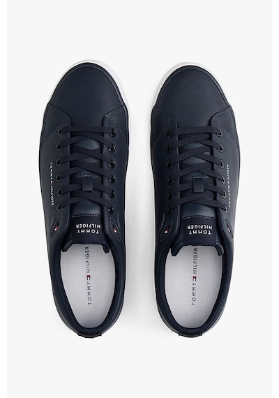 Tommy Hilfiger Erkek Bileksiz Vulkanize Sneaker - Lacivert Desert Sky