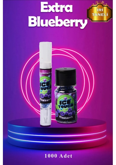 İce Touch Mentol Topu Extra İri Blueberry 1000'li + Aplikatör