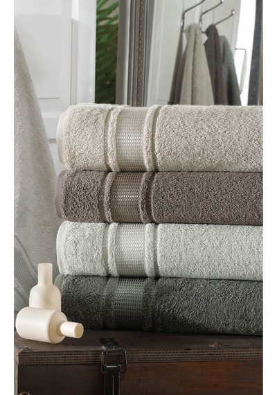 Colourist Banyo Havlusu 90x150 Cm Bej