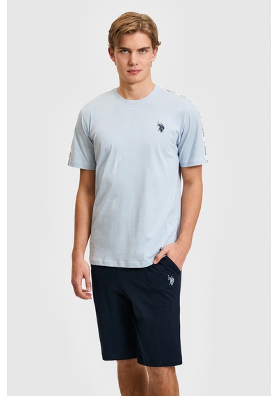 U.s. Polo Assn. Erkek Açık Mavi Pijama Takım 50326144-vr003 Açık Mavi