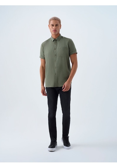 LOFT Regular Fit Erkek Gömlek K.kol Lf2024492 Q1.v1 Haki LOFT Regular Fit Erkek Gömlek K.kol Lf2024492 Q1.v1 Haki