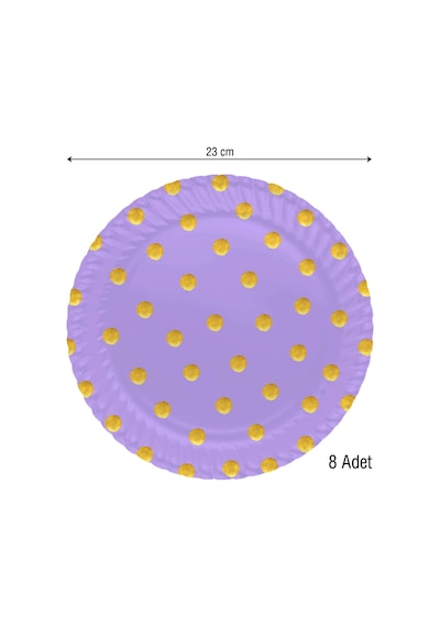 Roll Up Karton Tabak Pastel Düşler Lila