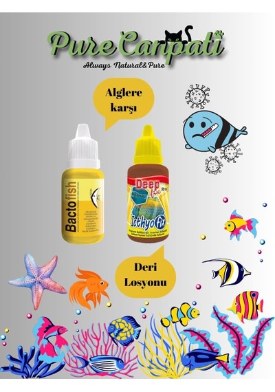 Purecanpati Akvaryum Zindelik Ürünü Bactofish,ıcthyo-fix