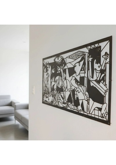 Picasso Kübist Guernica Metal Tablosu Sanat Koleksiyonu