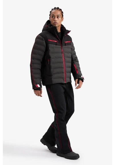 Defacto Regular Fit Fermuarlı Düz Paça Softshell Kayak Pantolonu F5643ax25wnbk81 Siyah-bk81