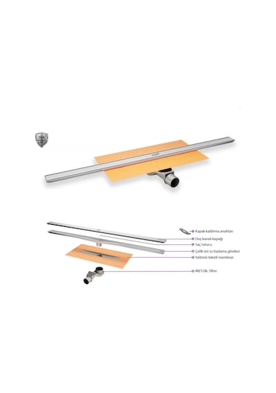 Hüppe Virtuoso Duş Kanalı 60 Cm Mat 48 Lt Yandan 47h0032000000006
